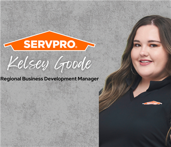 Servpro employee, woman in black polo