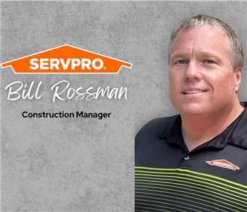 Servpro employee, man in black polo